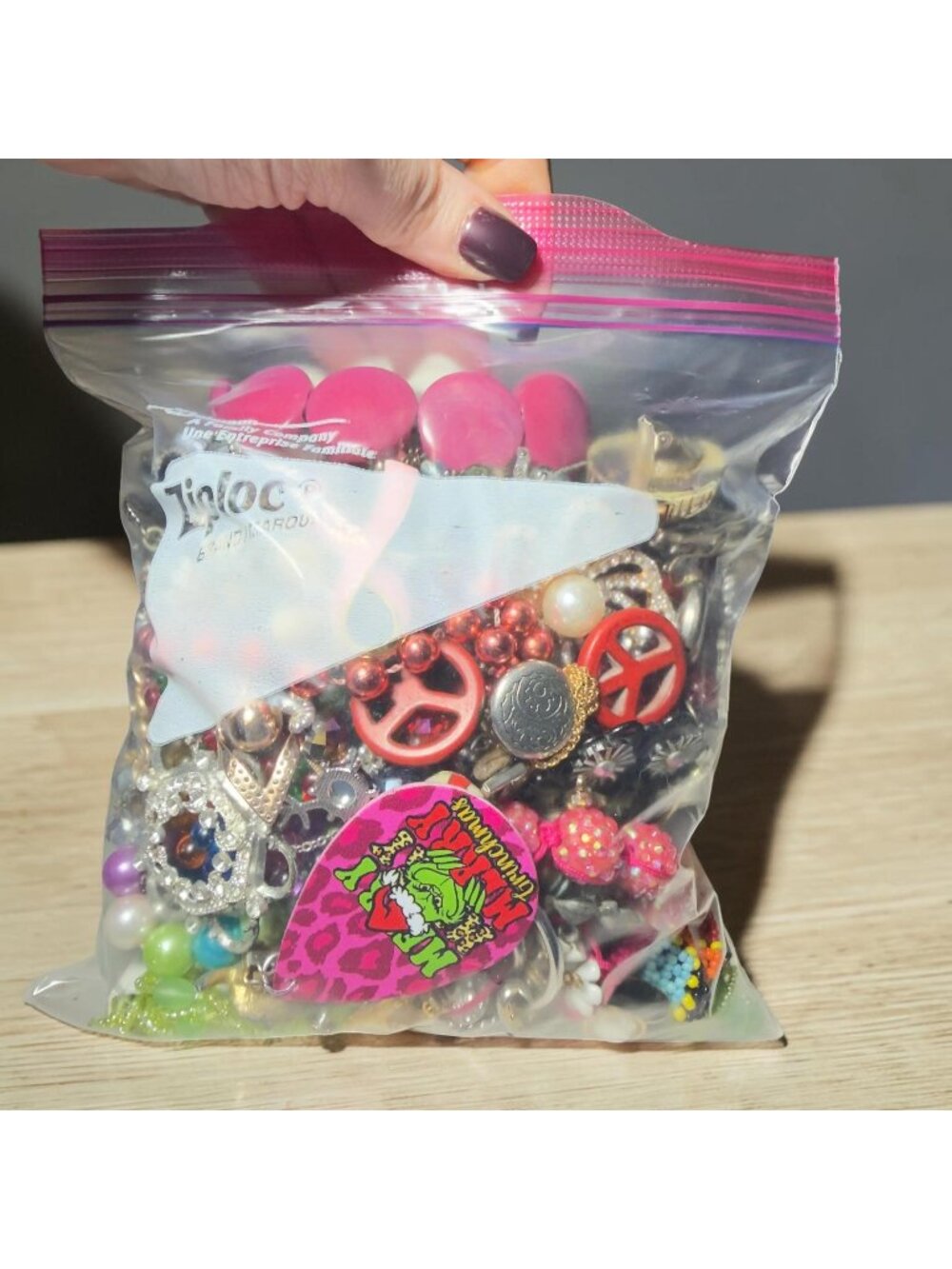 Jewelry Craft Lot Beaded Bracelets Necklaces Brooches 2+ lbs Bulk Repair